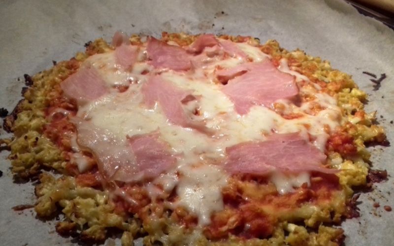 Karfiol pizza recept